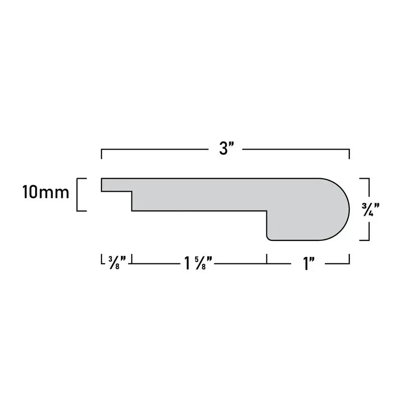 An image of a??  10MM SUBURBS STAIR NOSINGS FLUSH??by??LONGTERM house floor