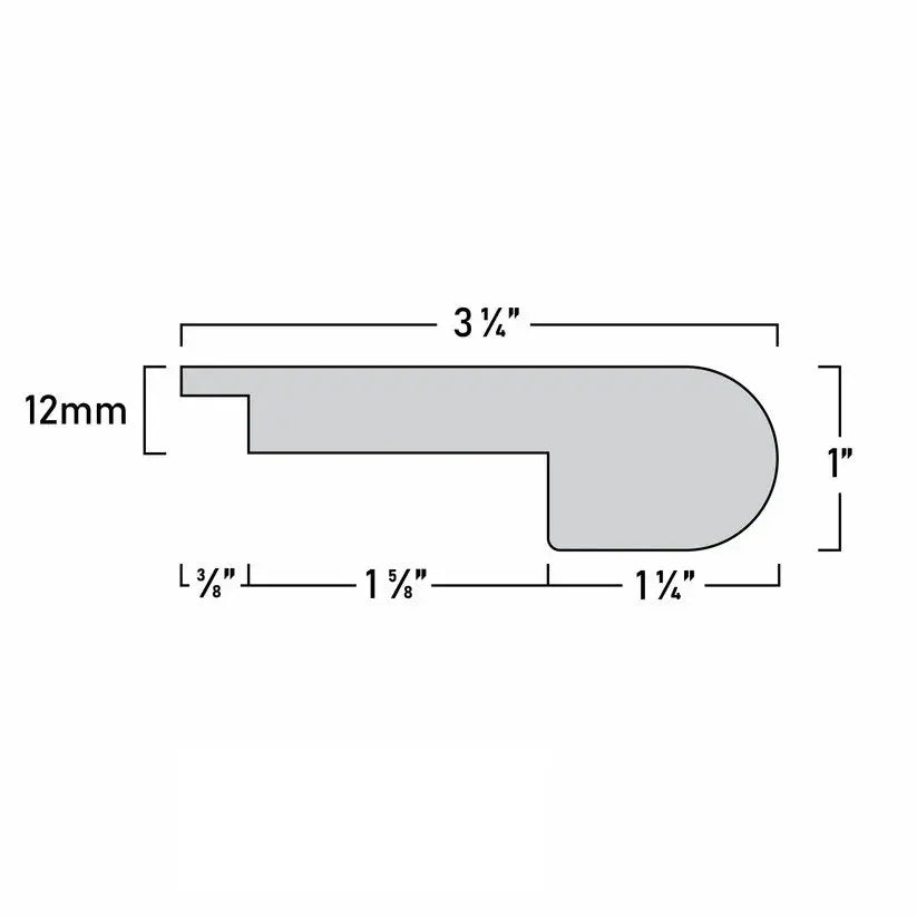 An image of a??  12MM DOWNTOWN STAIR NOSINGS FLUSH??by??LONGTERM house floor