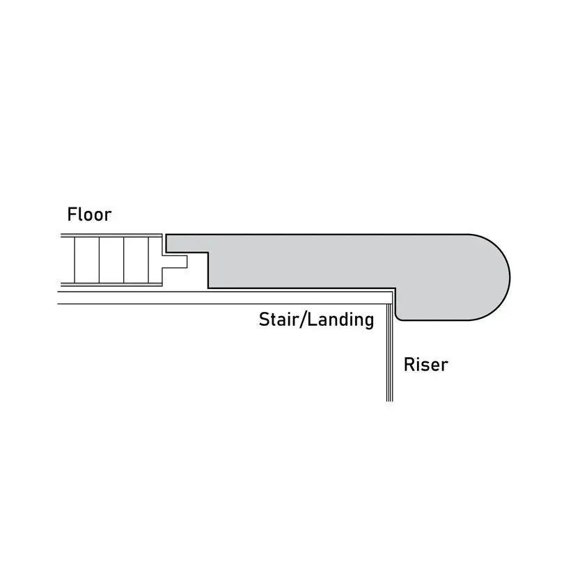 An image of a??  12MM SUBURBS STAIR NOSINGS FLUSH??by??LONGTERM house floor