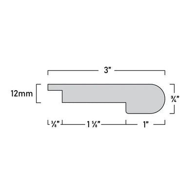 An image of a??  12MM SUBURBS STAIR NOSINGS FLUSH??by??LONGTERM house floor