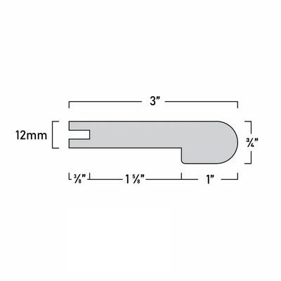 An image of a??  12MM SUBURBS STAIR NOSINGS FLUSH??by??LONGTERM house floor