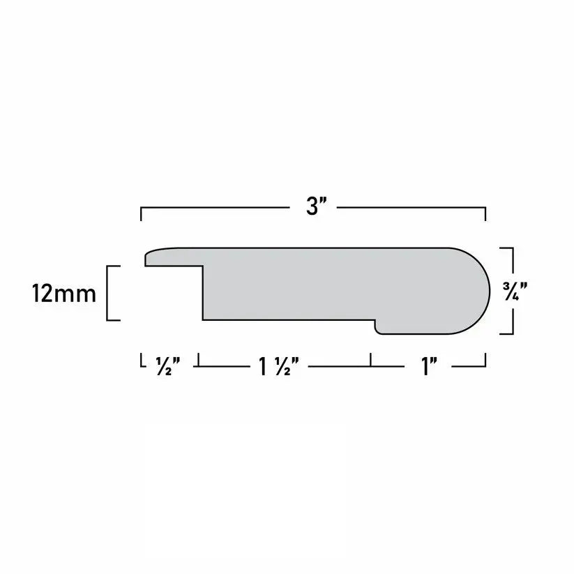 An image of a??  12MM SUBURBS STAIR NOSINGS OVERLAP??by??LONGTERM house floor