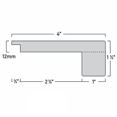 An image of a??  12MM UPTOWN STAIR NOSINGS FLUSH??by??LONGTERM house floor