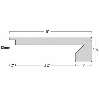 An image of a??  12MM VILLA STAIR NOSINGS FLUSH??by??LONGTERM house floor