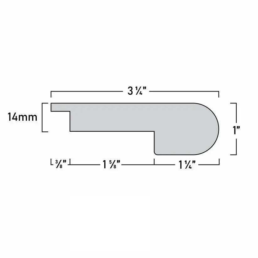 An image of a??  14MM DOWNTOWN STAIR NOSINGS FLUSH??by??LONGTERM house floor