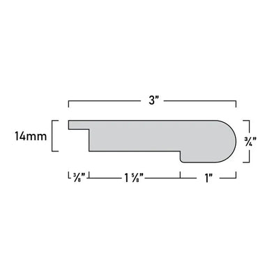 An image of a??  14MM SUBURBS STAIR NOSINGS FLUSH??by??LONGTERM house floor