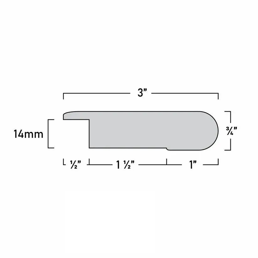 An image of a??  14MM SUBURBS STAIR NOSINGS OVERLAP??by??LONGTERM house floor