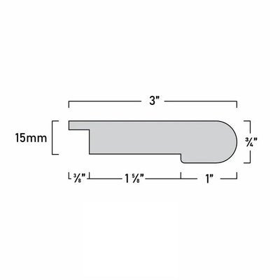 An image of a??  15MM SUBURBS STAIR NOSINGS FLUSH??by??LONGTERM house floor