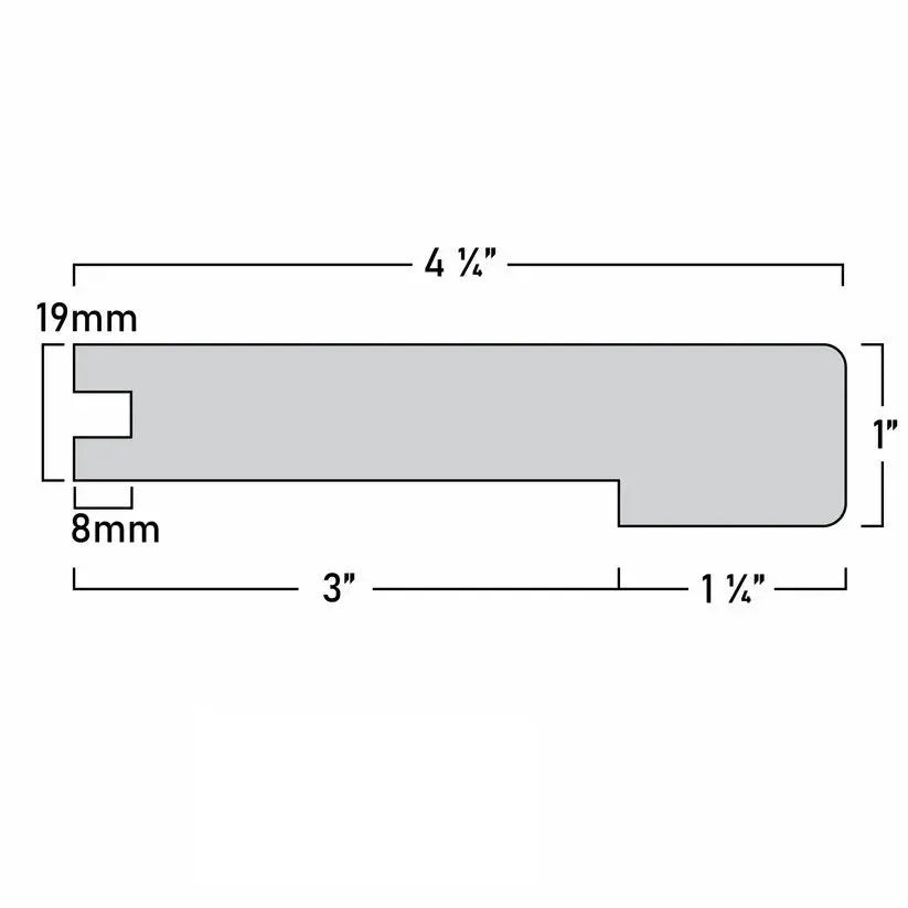 An image of a??  19MM MIDTOWN STAIR NOSINGS FLUSH??by??LONGTERM house floor