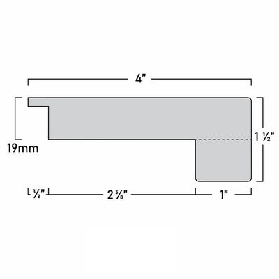 An image of a??  19MM UPTOWN STAIR NOSINGS FLUSH??by??LONGTERM house floor