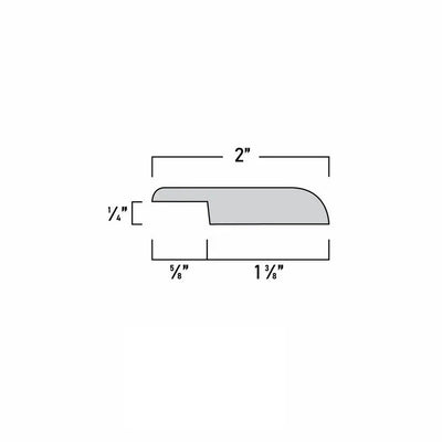 An image of a??  1/4 INCH OVERLAP REDUCER CUSTOM??by??LONGTERM house floor