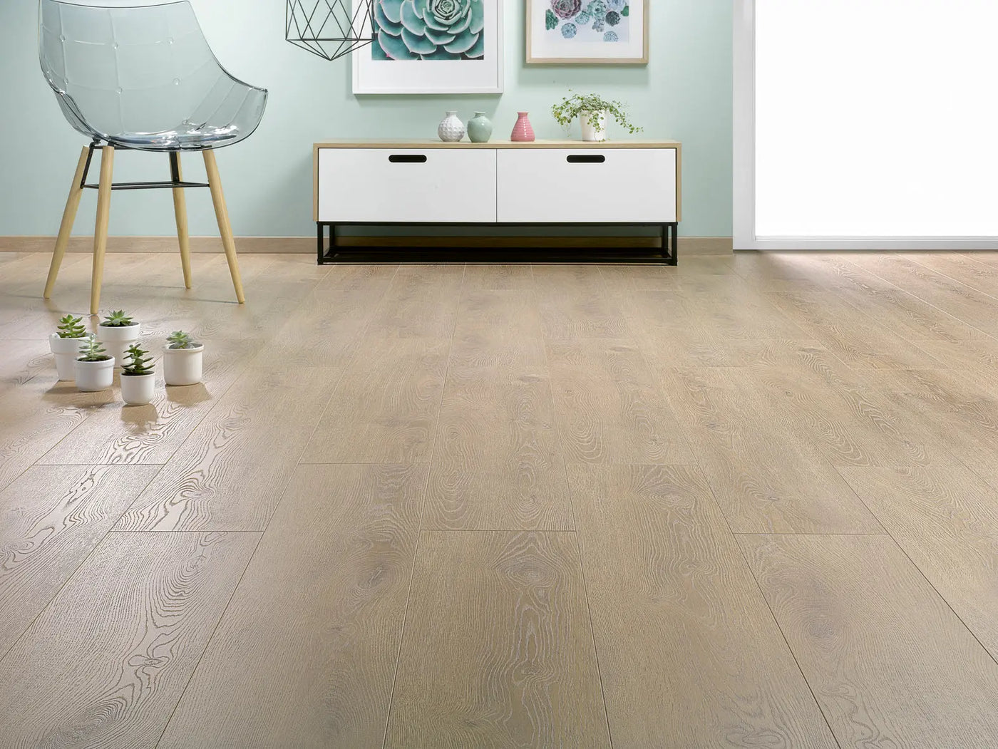 An image of a   ALSAFLOOR Almond Oak by LONGTERM house floor