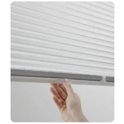 An image of a   Aluminum Venetian Blinds Cordless Lift with Screw by LONGTERM house floor