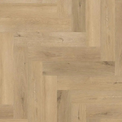 An image of a   Athens Collection SPC Flooring Herringbone Honey Beige by LONGTERM house floor