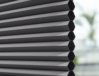 An image of a  45 Cordless Blackout Honeycomb Cellular Shades by LONGTERM house floor