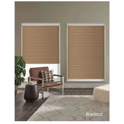 An image of a   Cordless Light-Filtering Honeycomb Cellular Shades (copy) by LONGTERM house floor