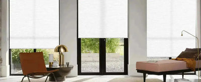 An image of a   Cordless Light Filtering UV Protection Roller Blinds (Copy) by LONGTERM house floor