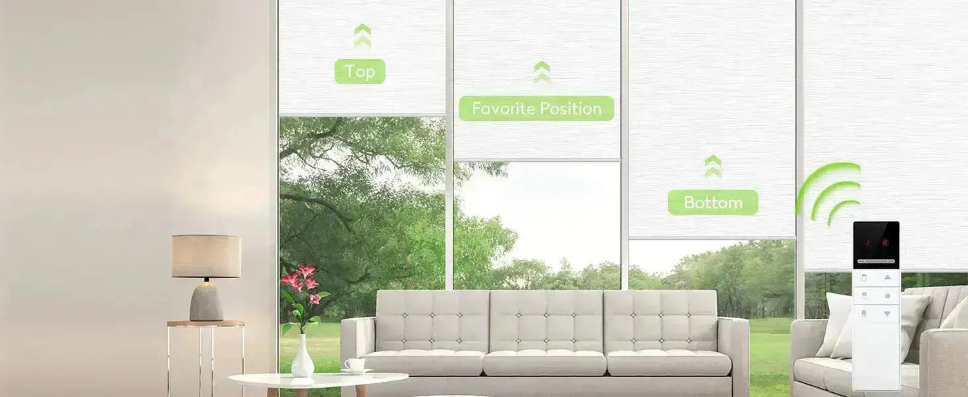 An image of a   Cordless Light Filtering UV Protection Roller Blinds (Copy) by LONGTERM house floor