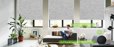 An image of a   Cordless Light Filtering UV Protection Roller Blinds (Copy) by LONGTERM house floor