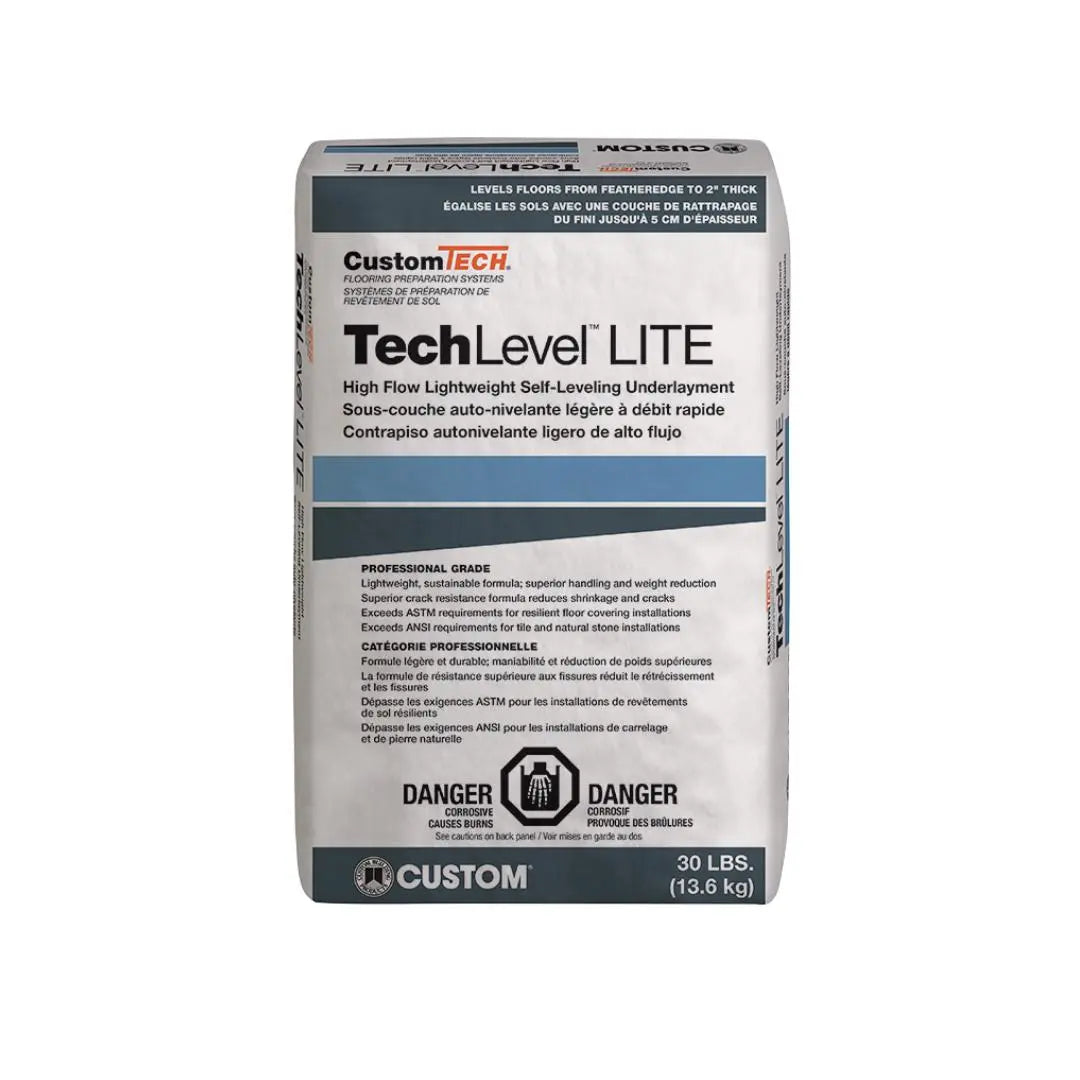 An image of a   CustomTech-TechLevel LITE-13.60 Kg-High Flow Lightweight Self-Leveling Cement by LONGTERM house floor