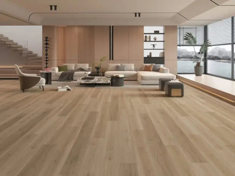 An image of a   Cyrus Floors Waterproof Laminate ME007 by LONGTERM house floor