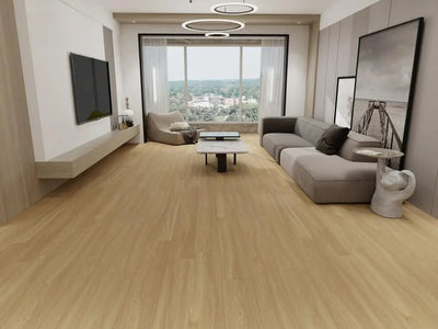 An image of a   Cyrus Floors Waterproof Laminate RP004 by LONGTERM house floor