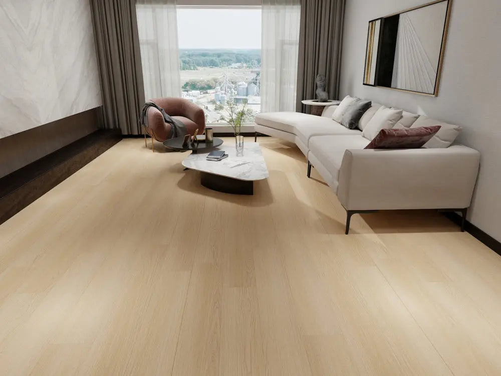 An image of a   Cyrus Floors Waterproof Laminate RP005 by LONGTERM house floor