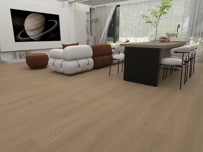 An image of a   Cyrus Floors Waterproof Laminate RP006 by LONGTERM house floor