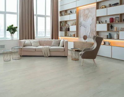 An image of a   Cyrus Floors Waterproof Laminate SW002 by LONGTERM house floor