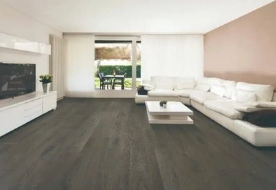 An image of a   Cyrus Floors Waterproof Laminate SW004 by LONGTERM house floor