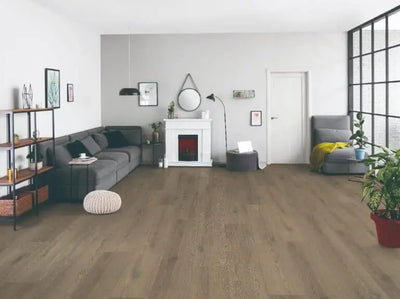 An image of a   Cyrus Floors Waterproof Laminate SW005 by LONGTERM house floor