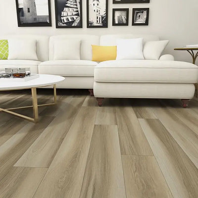 An image of a   Durax Collection Loose Lay Vinyl Flooring Ash by LONGTERM house floor