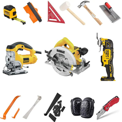 An image of a   Engineered flooring installation tools kits for rental by LONGTERM house floor