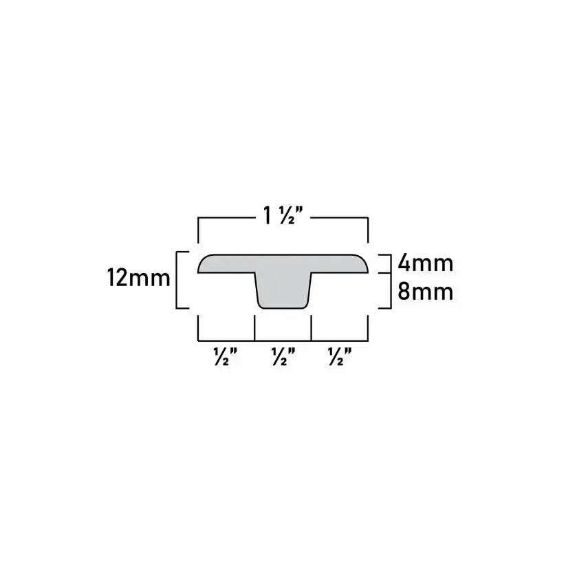 An image of a??  FLAT TOP T MOULDING??by??LONGTERM house floor