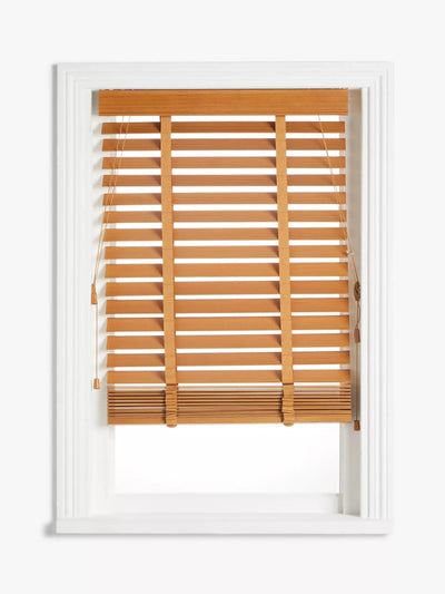 An image of a   Faux Wood Blinds Stay Cord by LONGTERM house floor