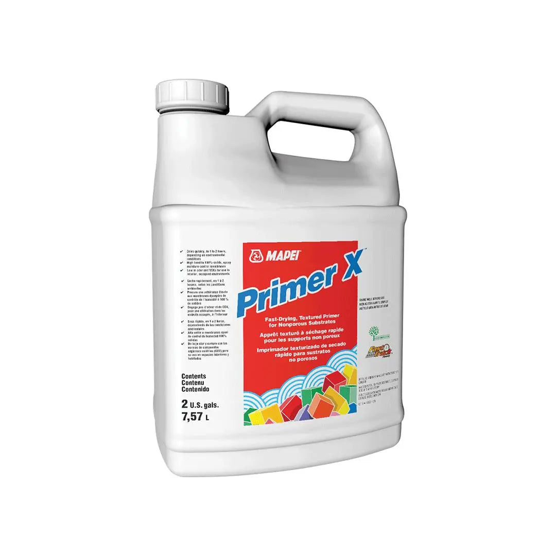 An image of a   Mapei Primer X-7.57L-Fast-Drying and Textured Primer for Nonporous Substrates by LONGTERM house floor