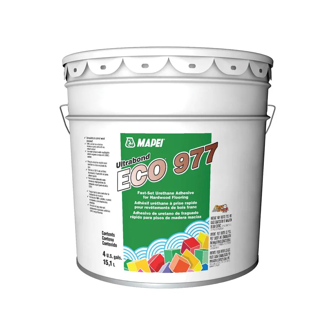 An image of a   Mapei Ultrabond ECO 977-15.1L-Fast-Set Wood Flooring Adhesive by LONGTERM house floor