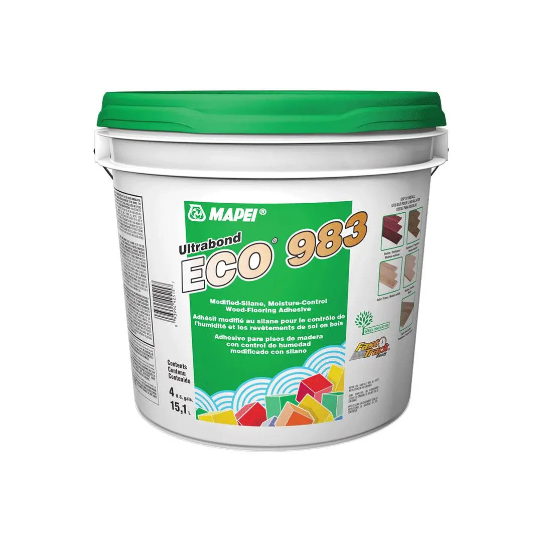 An image of a   Mapei Ultrabond ECO 983, 15.1L, Wood Flooring Adhesive, Modified-Silane and Moisture-Control by LONGTERM house floor