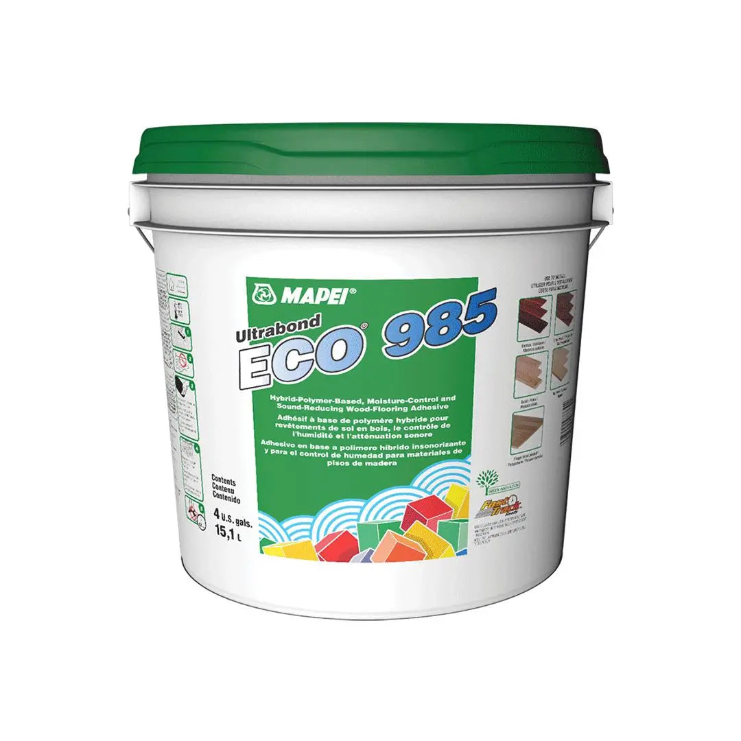 An image of a   Mapei Ultrabond ECO 985-15.1L-Wood Flooring Adhesive-Hybrid-Polymer-Based-Moisture-Control and Sound-Reducing by LONGTERM house floor