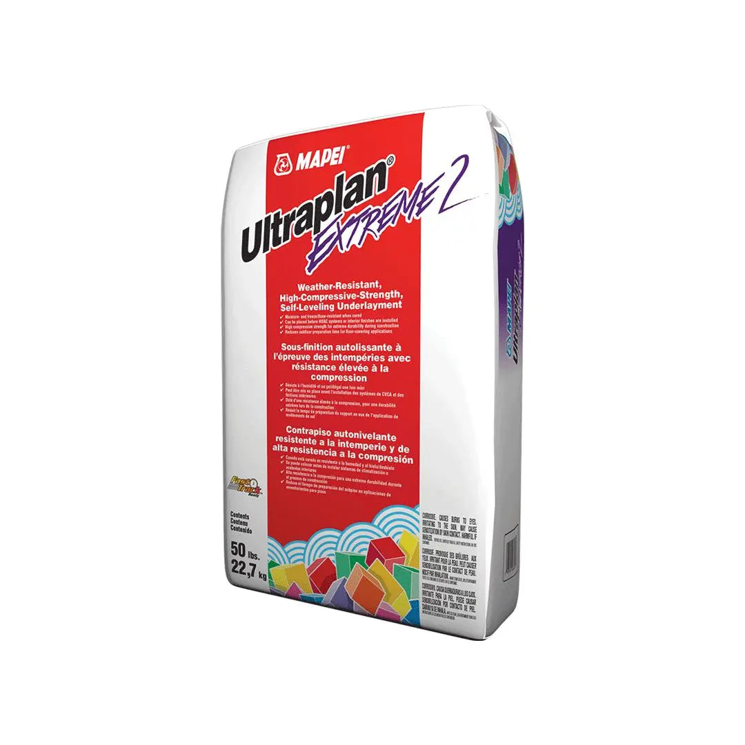 An image of a   Mapei Ultraplan Extreme 2-22.7 kg-Weather-Resistant and High-Compressive-Strength Self-Leveling Cement by LONGTERM house floor