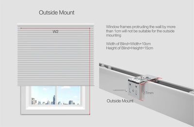 An image of a   Motorized Blackout Honeycomb Cellular Shades by LONGTERM house floor