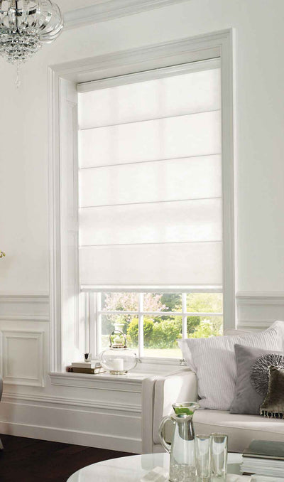 An image of a   Motorized Light-Filtering UV Protection Roman Shades(VO) (Copy) by LONGTERM house floor