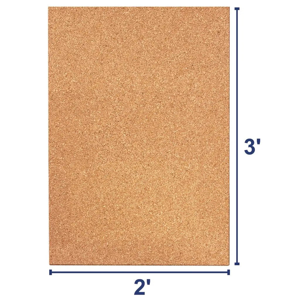 An image of a   Natural Cork Underlayment Sheets-12MM by LONGTERM house floor