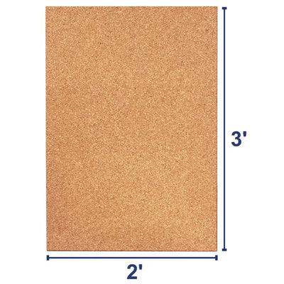 An image of a   Natural Cork Underlayment Sheets-6MM by LONGTERM house floor