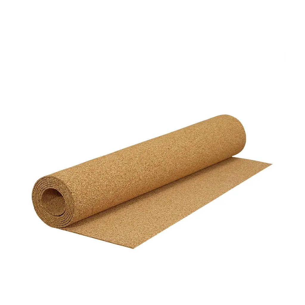 An image of a   Rolled Cork Underlayment-6MM-100SF/Roll by LONGTERM house floor