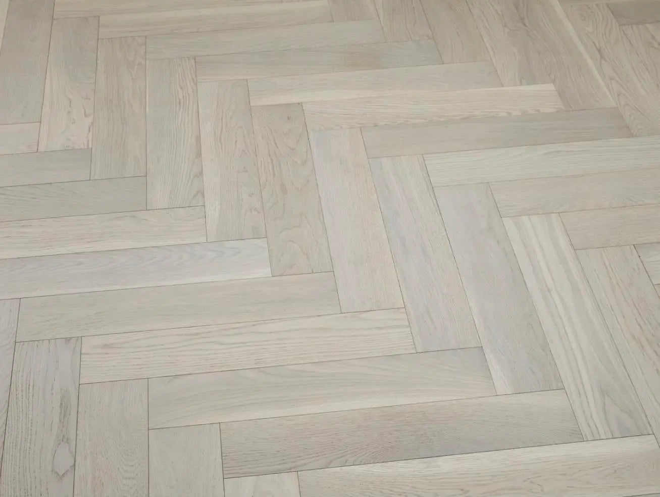 An image of a??  [Sample] Vidar Engineered Wood Pearl Herringbone AB Grade??by??LONGTERM house floor