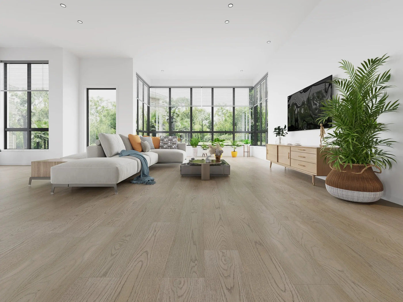 An image of a??  [Sample] Vidar Engineered Wood Sky ABC Grade??by??LONGTERM house floor