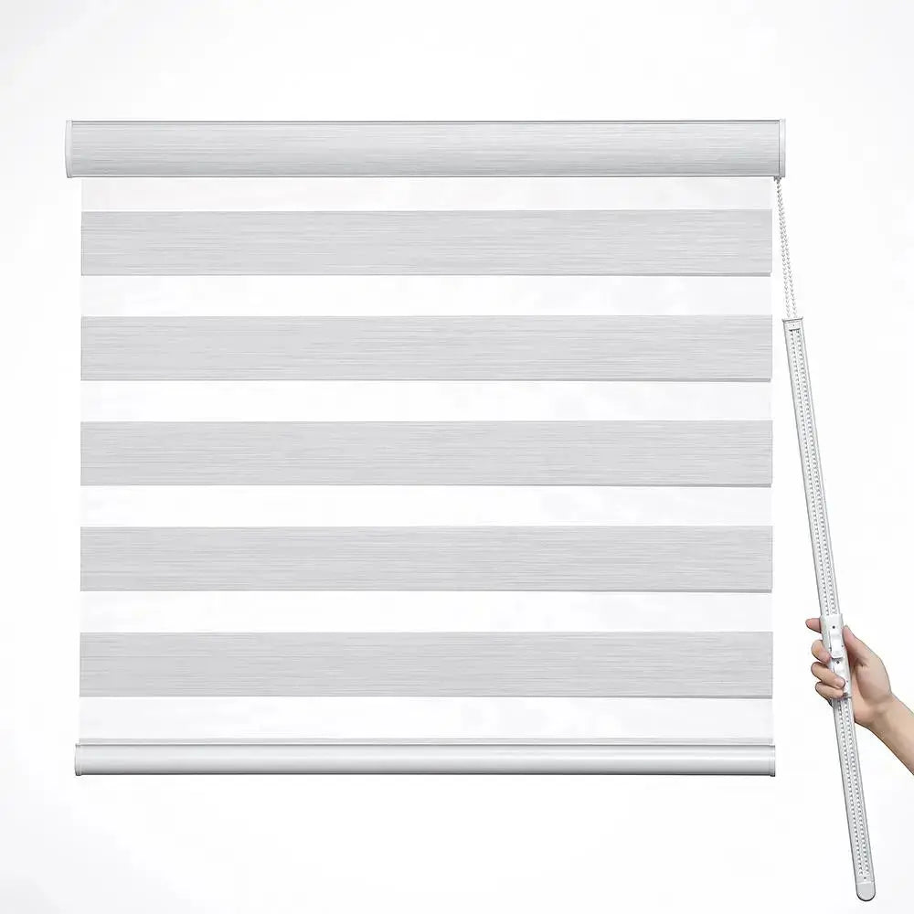 An image of a   Shangri-la Shades Blinds Code Loop Manual with Wand Stick by LONGTERM house floor