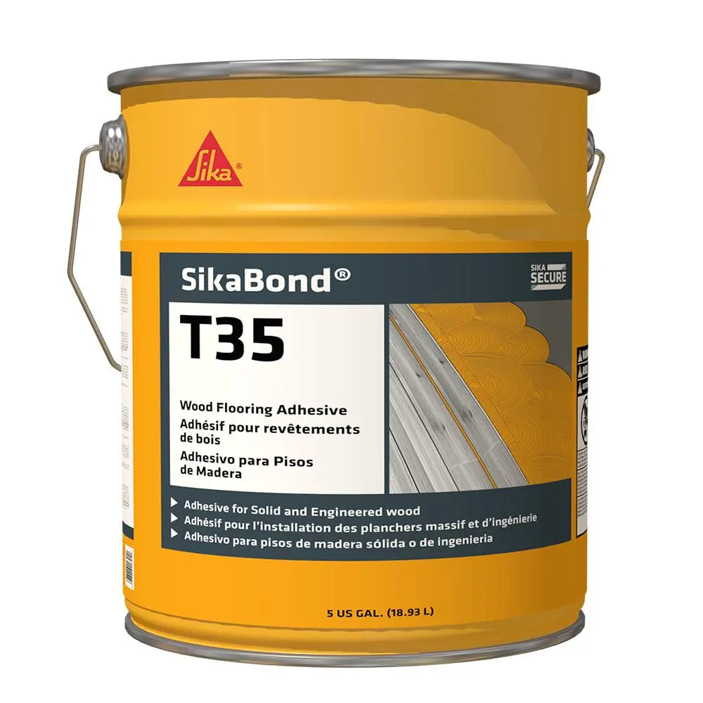 An image of a   Sika Sikabond T35, 18.9L, Adhesive for Wood Flooring by LONGTERM house floor