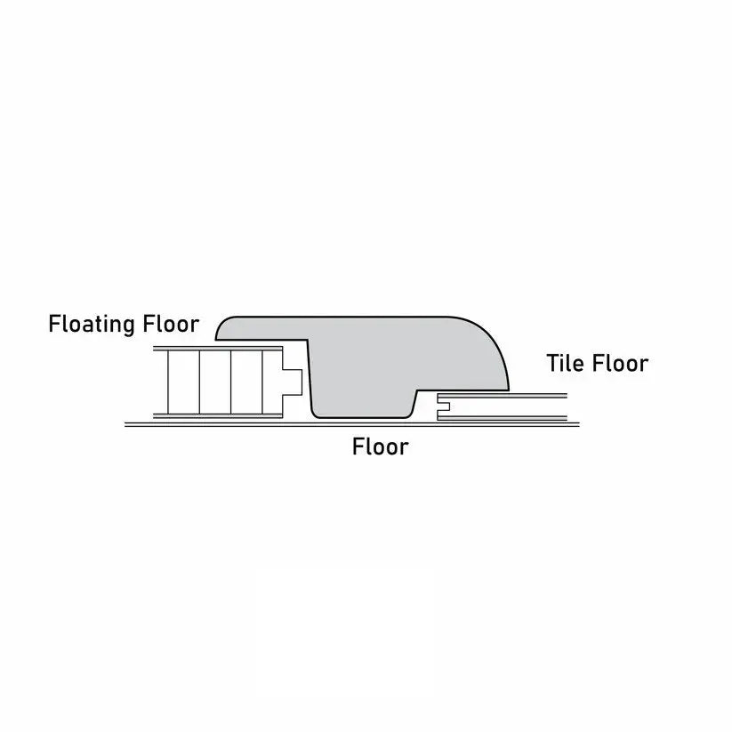 An image of a??  THICK OFFSET T MOULDING??by??LONGTERM house floor